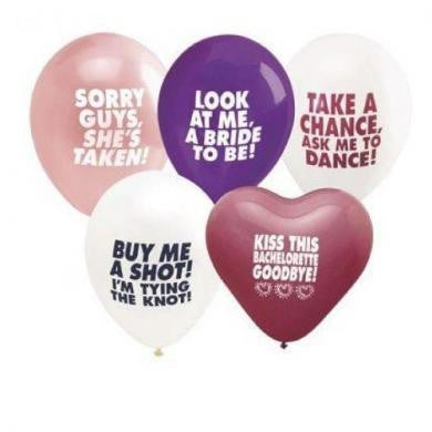 Bachelorette's Last Night Out Balloon Assortment