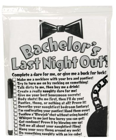 Bachelor's Last Night Out T-Shirt And Pen