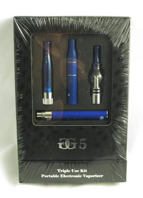 Gg5 Electronic Vaporizer Kit  Triple Use Kit - Blue