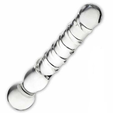 Joystick Clear Glass Dildo