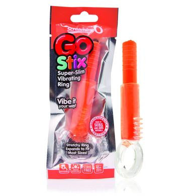 Go Stix Super-slim Vibrating Ring - Tangerine