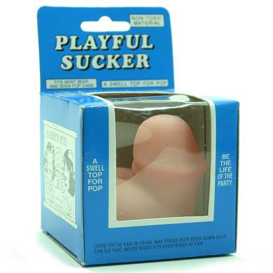 Playful Sucker Soda Can Top - Penis