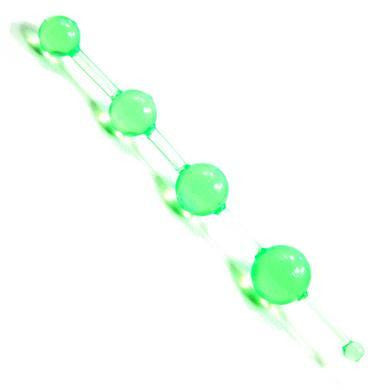 Jelly Thai Anal Beads - Green