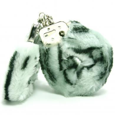 Plush Love Cuffs - Zebra