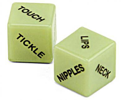 Glow In The Dark Lovers Dice