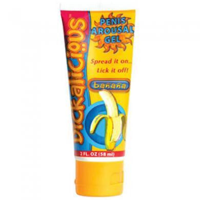 Dickalicious Penis Arousal Gel Banana - 2 oz.