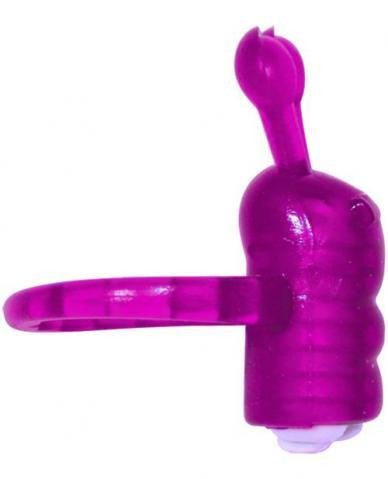 Coochy Caterpillar Pleasure Vibro Ring - Magenta