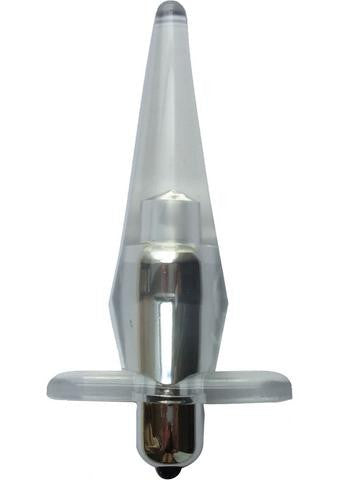 Hung Man Tools Anal Probe With Bullet - Clear