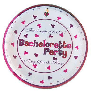 Bachelorette Party 10-Inch Plates - 10 Pack