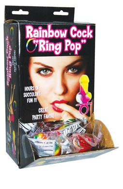 Rainbow Ring Pop - 12 Piece  Display