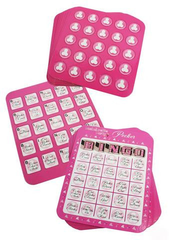 Bachelorette Party Pecker Bingo