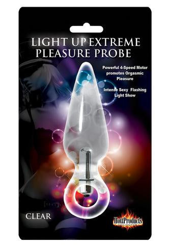 Light Up Extreme Pleasure Probe - Clear