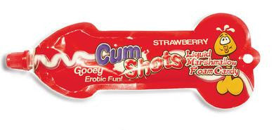 Cum Shots - Liquid Marshmallow  Foam Candy - Strawberry