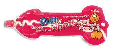 Cum Shots - Liquid Marshmallow  Foam Candy - Cotton Candy