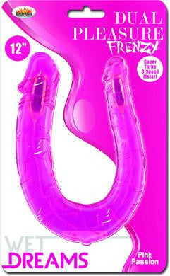 Wet Dreams Dual Pleasure Frenzy - Pink Passion