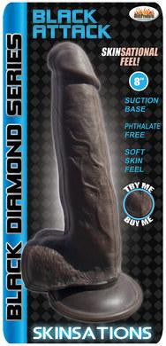 Skinsations Black Diamond Series - Black Attack 8 Inches