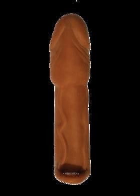 Skinsations Latin Lover Series Husky Lover 7 Inch Vibrating - Brown