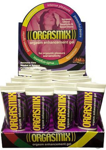 Orgasmix Enhancement Gel 1 oz. - 24 Count With Display