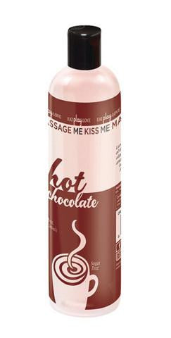 Massage Me Kiss Me - Edible Warming Oil - Hot Chocolate - 8 oz.