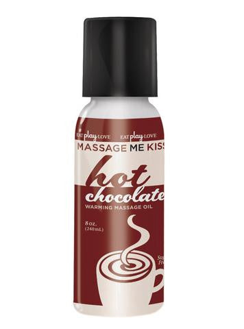 Massage Me Kiss Me - Edible Warming Oil - Hot Chocolate - 1 oz.