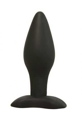 Velvet Plush Silicone Pleaser - Black