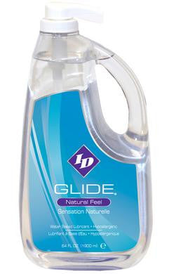 I-D Glide Water-Based Lubricant Pump - 64 oz.