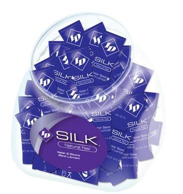 Id Silk Silicone and Water  Blend Lubricant - 12ml Tubes  - 72 Pieces Fishbowl