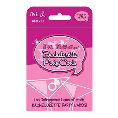 I've Never - Bachelorette  Party Cards