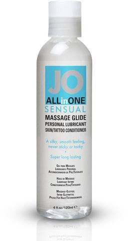 JO Sensual Massage Glide Unscented - 4 oz.