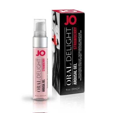 JO Oral Delight - Strawberry  Sensation - 1 Oz.