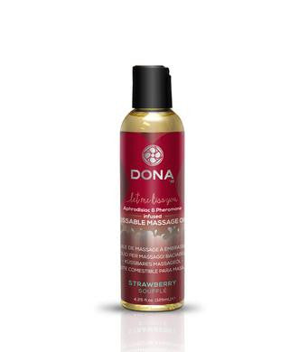 Dona Kissable Massage Oil  - Strawberry Souffle - 4 oz.