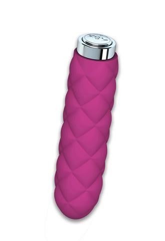 Key Charms Petite Massager - Plush - Raspberry Pink