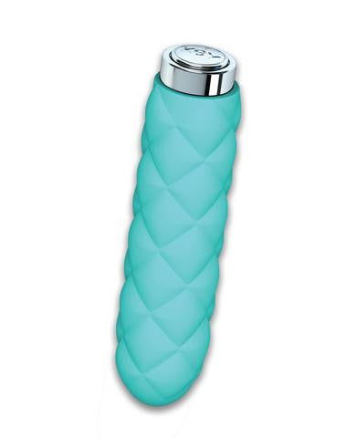 Key Charms Petite Massager - Plush - Robin Egg Blue