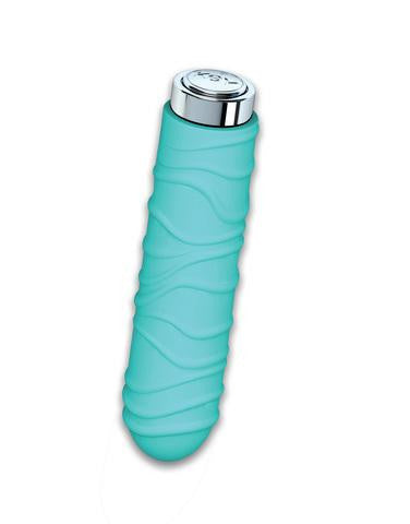 Key Charms Petite Massager - Silk - Robin Egg Blue