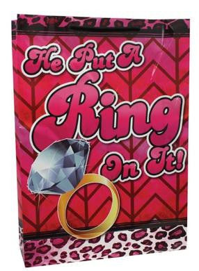 He Put a Ring on It Large  Gift Bag