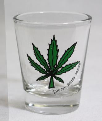 Pot Leaf Shot Glass