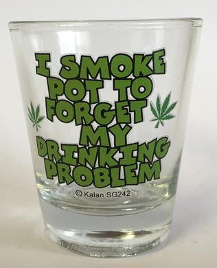 Smoke to Forget Shot Glass