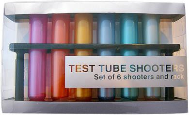 Test Tubes Shooters - Metallic  Colored