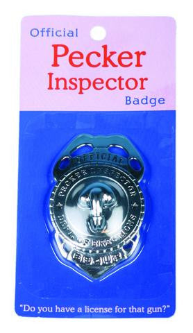 Official Pecker Inspector Badge