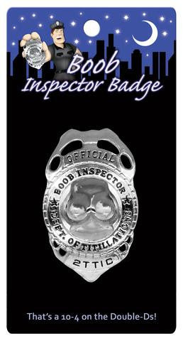 Official Boob Inspector Badge