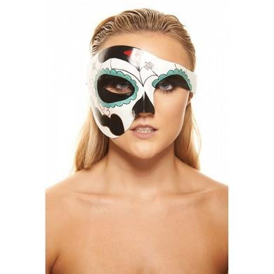 Day of Dead Plastic Mask