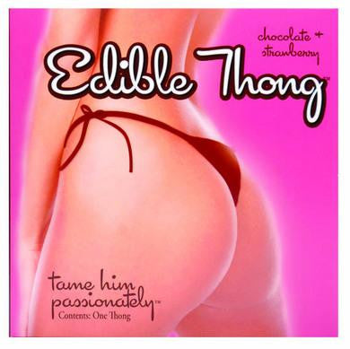 Edible Thong - Strawberry And Chocolate