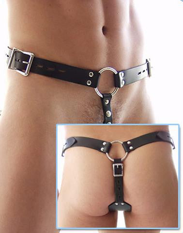 Anal Plug Harness With Cock Ring