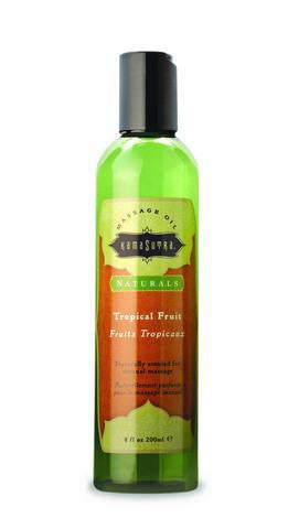 Tropical Fruits Naturals Massage Oil - 8 oz.