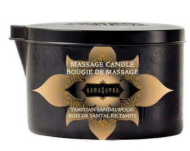 Massage Oil Candle - Tahitian Sandalwood - 6 Oz.