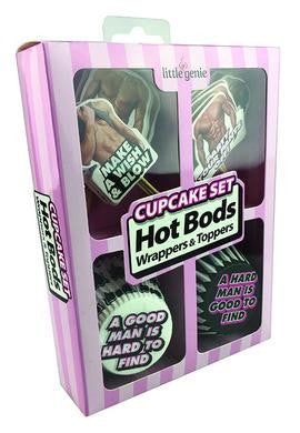 Cupcake Set - Hot Bods Wrappers and Toppers