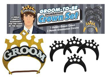 Groom-to-be Celebration Crown Set