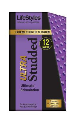 Lifestyles Ultra Studded - 12 Pack