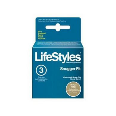 Lifestyles Snugger Fit Condoms - 3 Pack