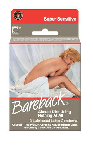 Contempo Bareback Condom - 3 Pack